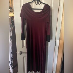 Long hooded dress